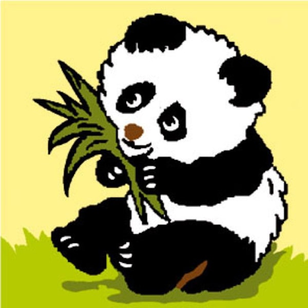 Kit canvas Sudan Panda 25x25cm