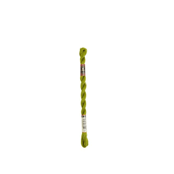 Fil DMC Coton Perlé Médium N5 Col. 581 Grön