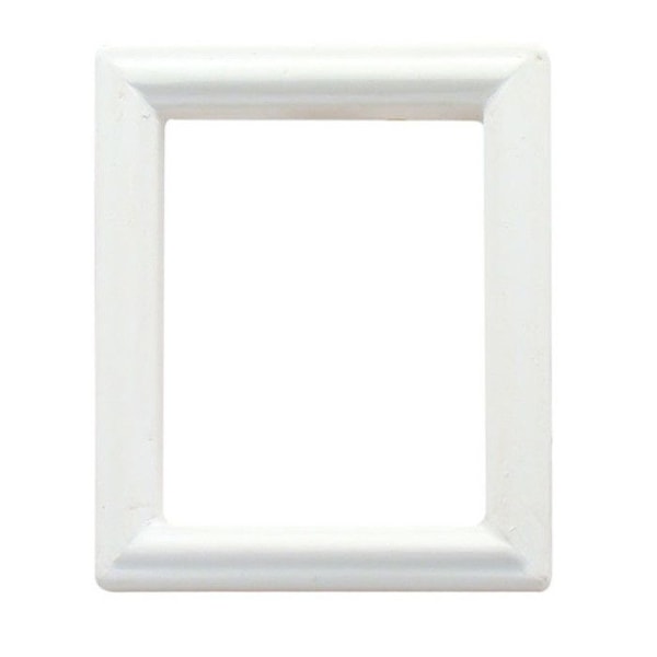 Dekorera ram - DTM - Rektangulär - 5.5x4.5 cm - Vit - Blandad