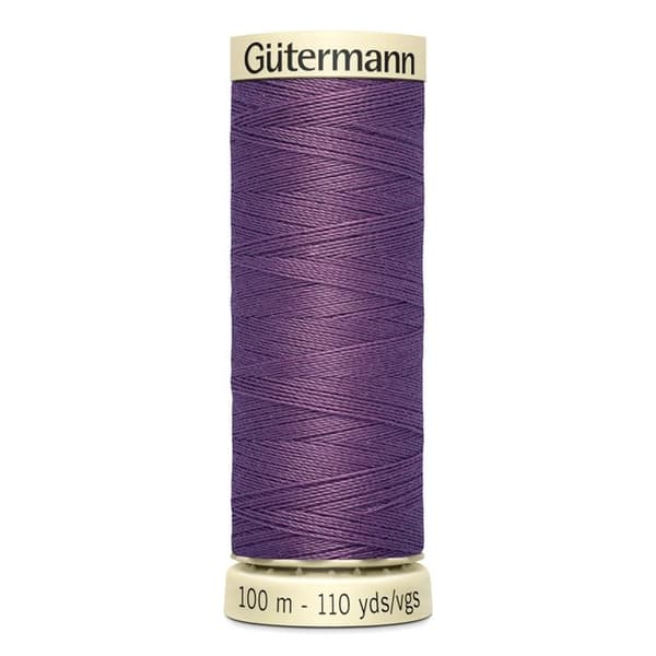 Förpackning med 5 spolar 100m Tråd 100% polyester Gutermann Ref 788988 - Att 129 - lila lila