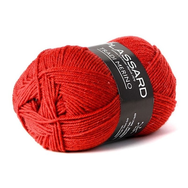Ull Tradi-Merino Tröja Plassard 60 Röd 60 Röd