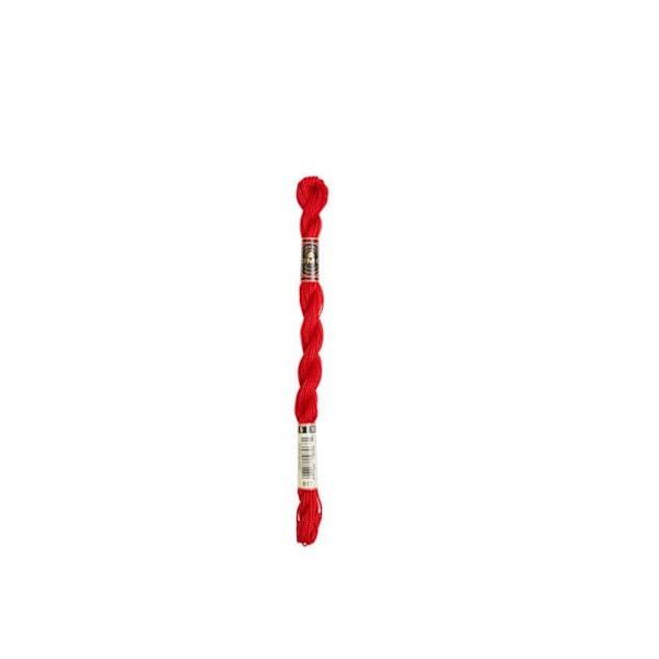 Tråd DMC Coton Perlé Medium N5 Col. 817 Röd
