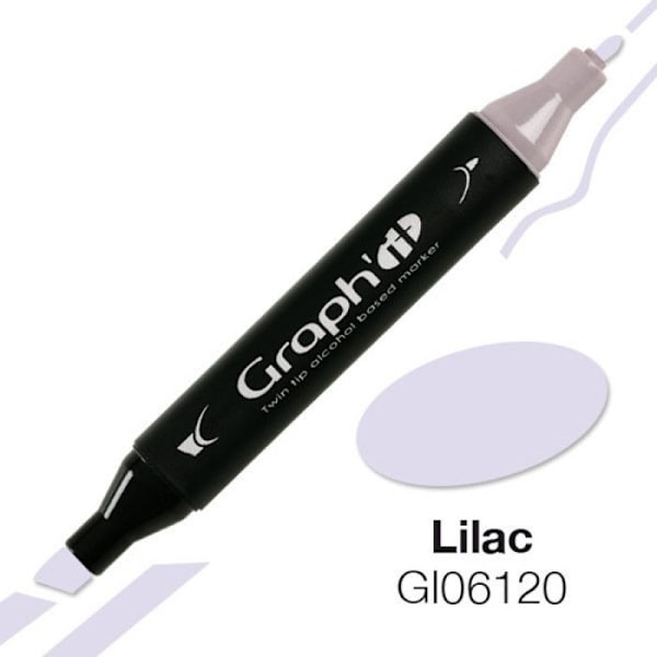 Graph'It - Alkoholmarkör Graph'it 6120 Lila Grå