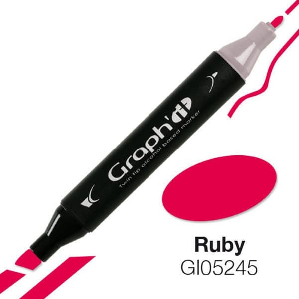 Graph'It - Alkoholmarkör Graph'it 5245 Ruby Röd