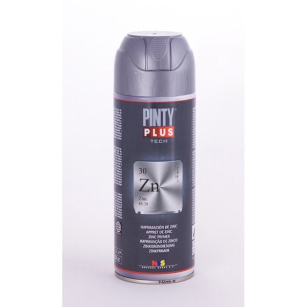 Zinkspray - Metallskydd - 200 ml - Matt grå - Snabbtorkande - Hög vidhäftning Matt grå