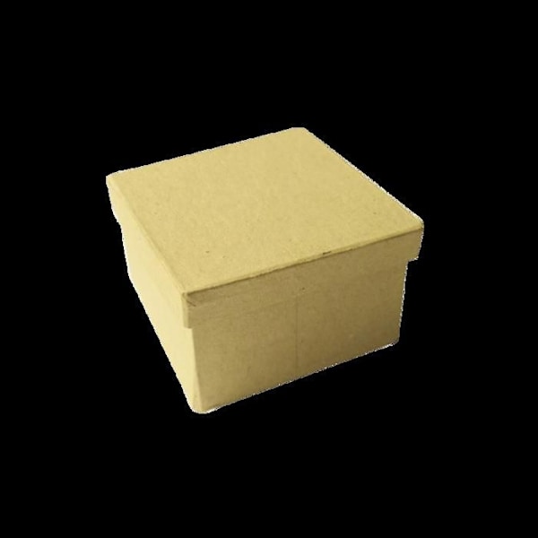 Kvad-cartongbox - Ej specificerat - 8,5 cm - Färg - Décopatch - Servetter