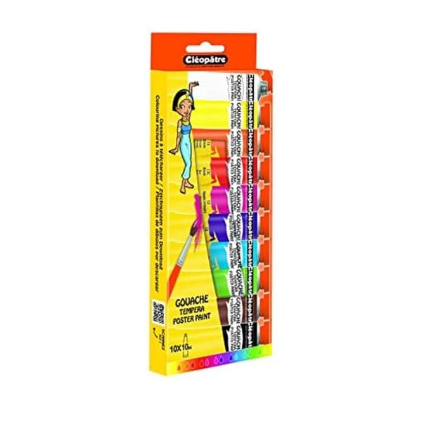 Cléopâtre - Gouache 10 ml 10 rör