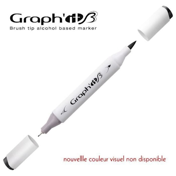 Alkoholmarkör - Graph'IT - Graph'It Brush Marker - Färg Beach - Extra fin spets 0.5 mm - Oföränderlig Strand