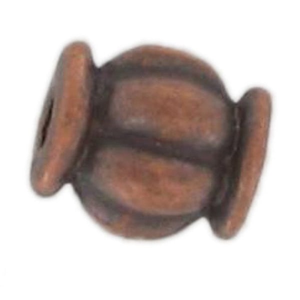 Perle metall 6 mm Kopparfärgad (förpackning om 10) Koppar