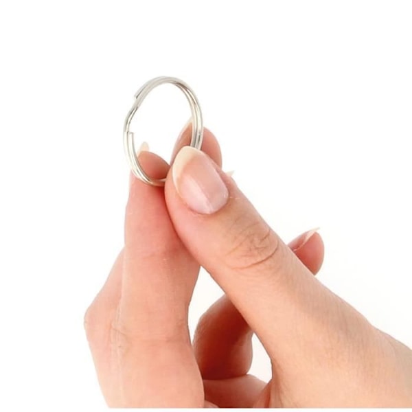 Enkelringar 2,5 cm 22 stycken Silver