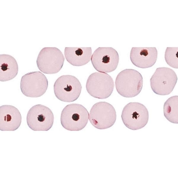 Rosa Rund Träperla Ø 12 mm 32 stycken rosa