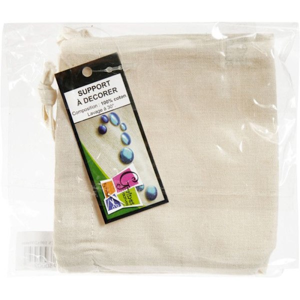 Glasögonfodral i bomull - Graine Créative från PW - Beige - Anpassningsbar - 10x20x0,5 cm Beige