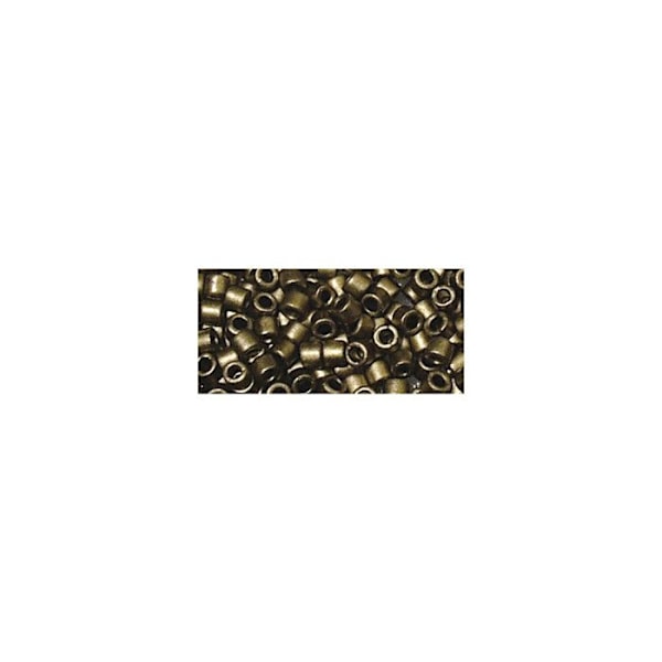 Perle Miyuki Delica 10/0 DBM322 Metallisk matt rökt topas Metallisk frostad röktopas