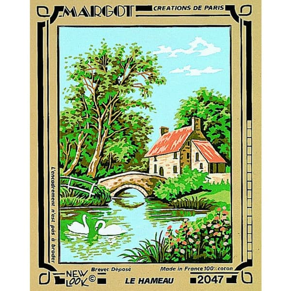 Canevas Pénélope Antik Le Hameau 30x40cm