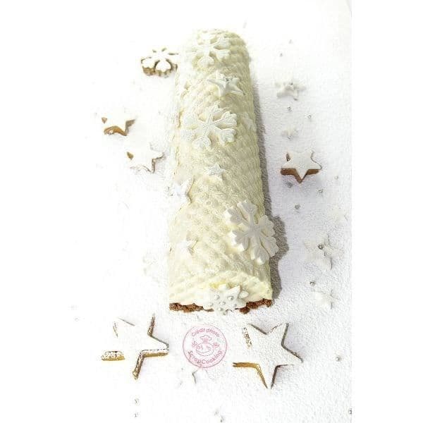 Bûcheform - SCRAPCOOKING - Inox med insats - 30x8x6.5cm grå