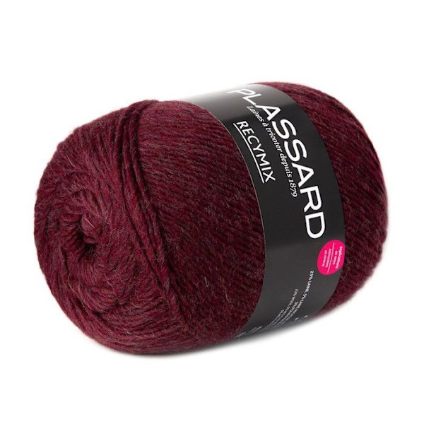 Återvunnen Recymix 37 Bordeaux Bordeaux röd