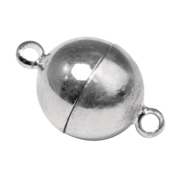 Magnetlås, extra starkt, 12mm ø, silverfärgad, 1 styck Silver