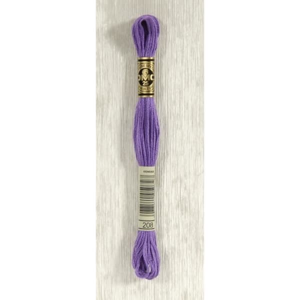 DMC Mouliné tråd 208 Violett