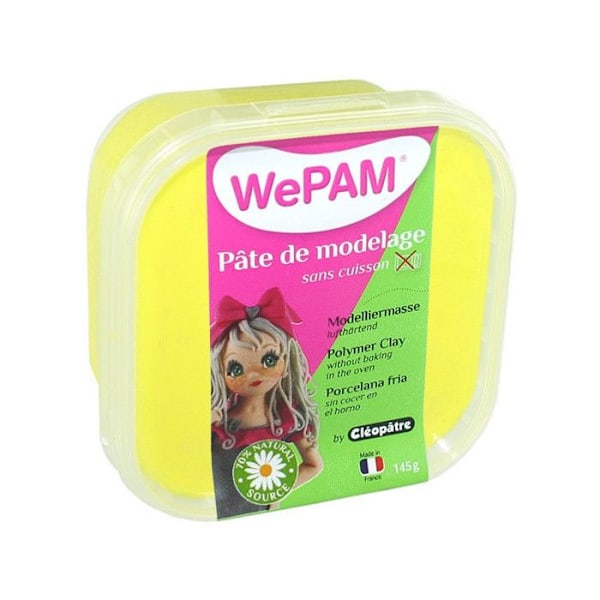 Modellerande porslin - WEPAM - PFWYEL-145 - Vit - 145 g - Lätt att hantera Vit