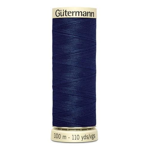 Syrgarn - Gütermann - 100m - Polyester - Mörkblå - 1 rulle marinblå
