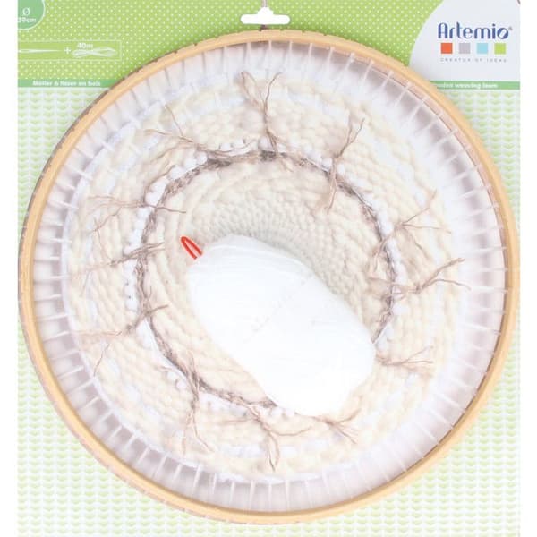 RUND VEV - 29 CM beige