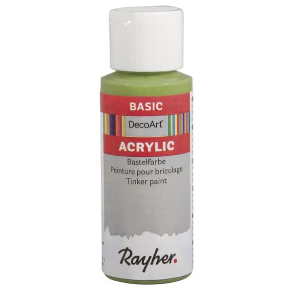 Akrylfärg, flaska 59 ml, ljus grön Hauser Vert Hauser clair