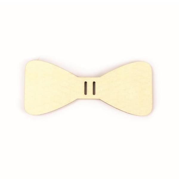 Träfluga - 12 x 5 cm beige