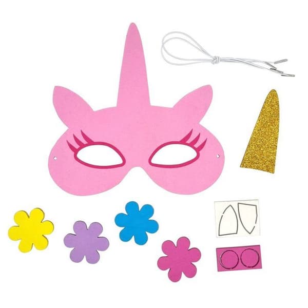 MégaCréa DIY - Mask för barn Enhörning SORTERA