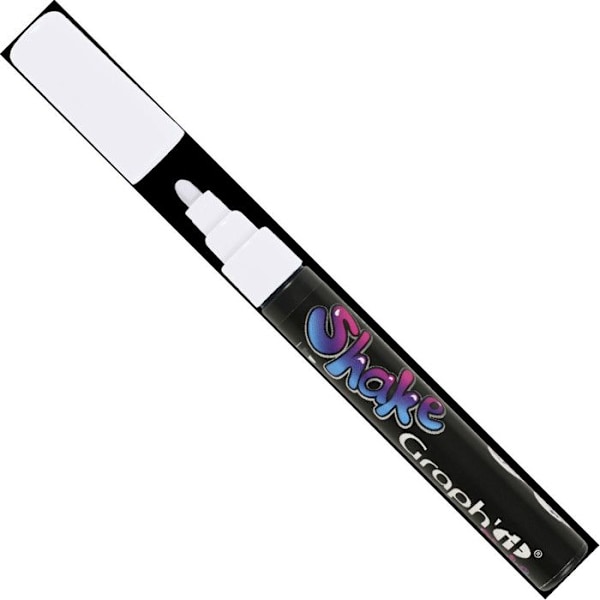 Krayon - Graph'it - Skaka - 4 mm - Opaque - Vit Vit