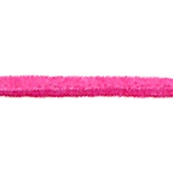 Snöre - MegaCrea - Snöre i suedine - Fuchsia - 1m - 3mm brett Fuchsia
