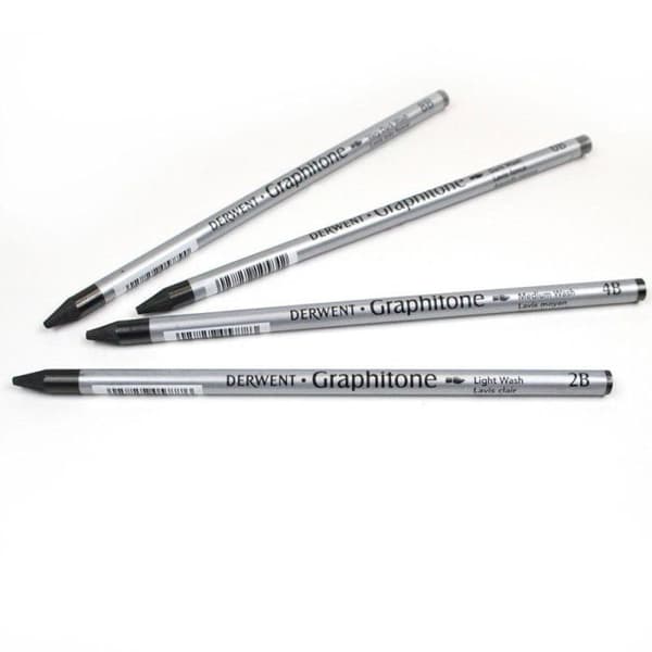 DERWENT - GRAPHITONE - grafit aquerellbart i blyertspenn 8B Grafit akvarellbar