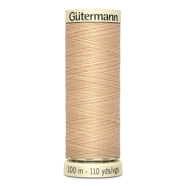 Sytråd 100% polyester Gütermann 1 Spole - Att 421 - dockans ansikte dockans ansikte