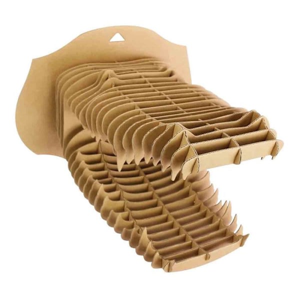 Pappmodell att montera Trophé Krokodil 28 cm {Färg}