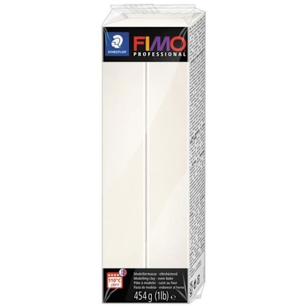 Fimo Paste - STAEDTLER - Professional White 03 - 454 g - För avancerade vuxna Vit