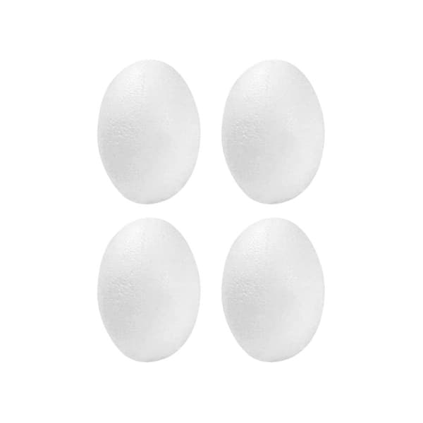 Polystyrenägg 4 x 6 cm Set om 4 stycken