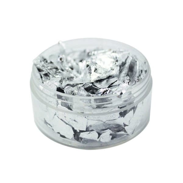 MégaCréa DIY - Guldflingor 0,6 g - Silverfärgad