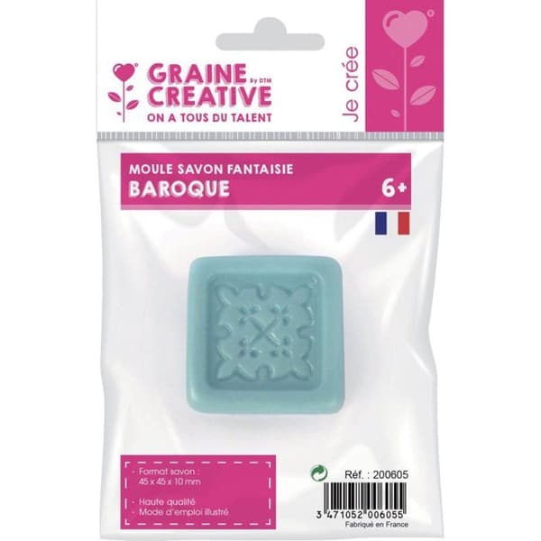 Graine Créative - Mini barockmönster tvålform