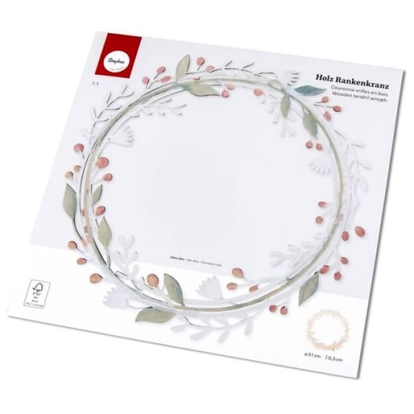 Träkrona - Natur - Ø 31 cm