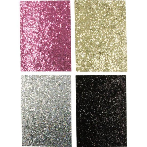 MégaCréa DIY - Glittertyg A5 Silverglitter