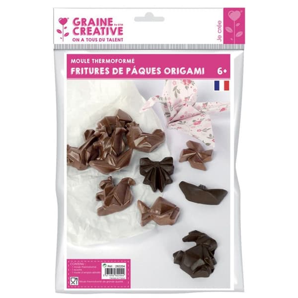 Graine Créative - Termoformad form för påskfriture Origami