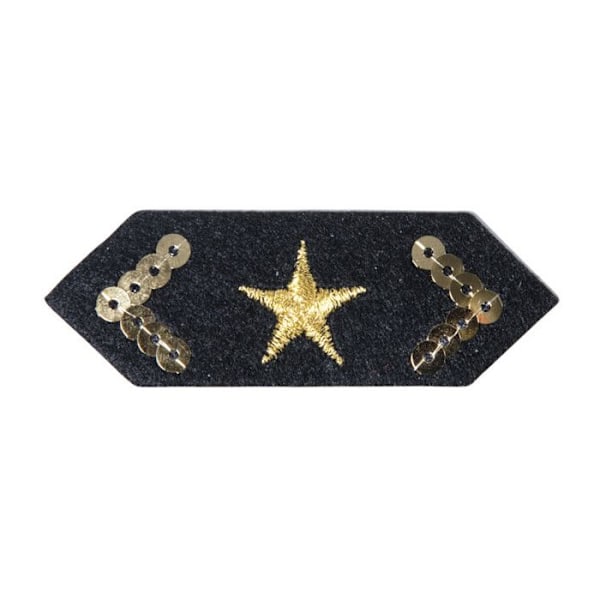 Patch thermocollant Armé 7,3cm 1 styck Svart