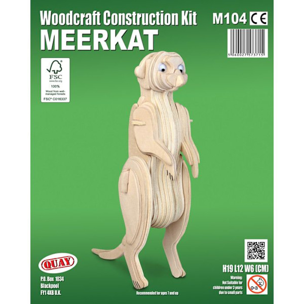 Maquette i trä Suricate