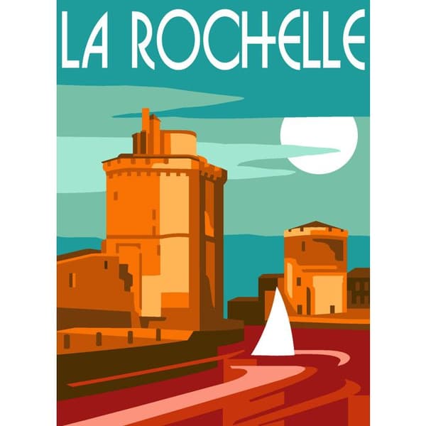 Canevas Margot La Rochelle 40x30cm