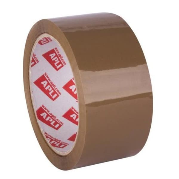 BASIC PP akryltejp brun 48 mm x 66 m 25 μm Havanna
