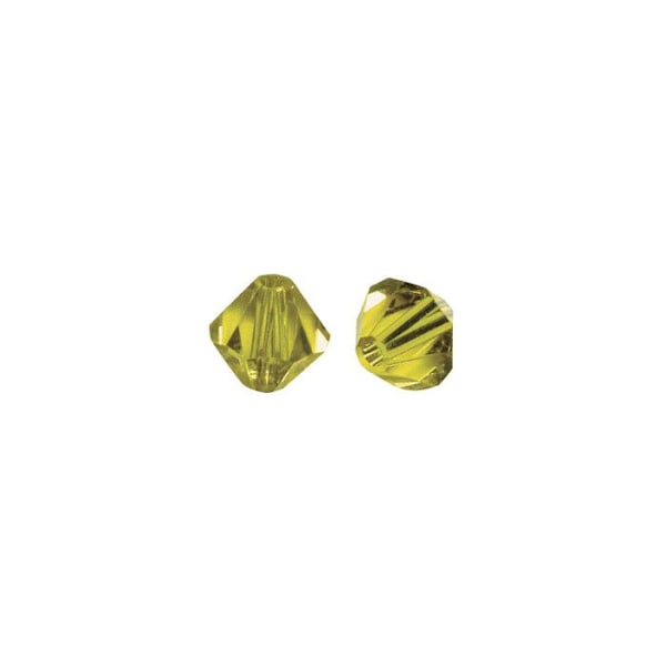 Swarovski Elements Kristallpärlor Guldgula 4 mm 50 stycken Gult guld