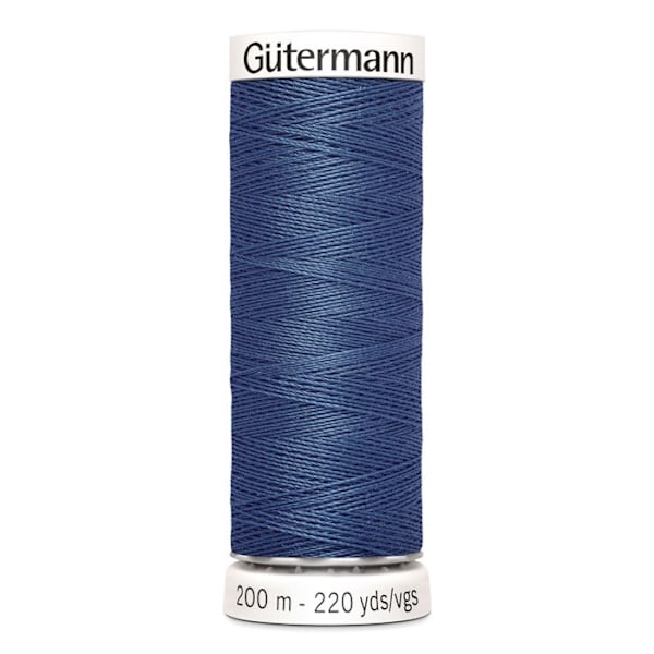 Tråd helt textil - Ej specificerad - 748277-68 - 200m - 1 spole - Blå färg