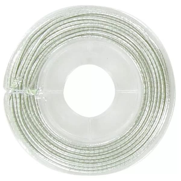 MégaCréa DIY - Elastisk tråd med silveröverdrag 1 mm x 5 m pengar