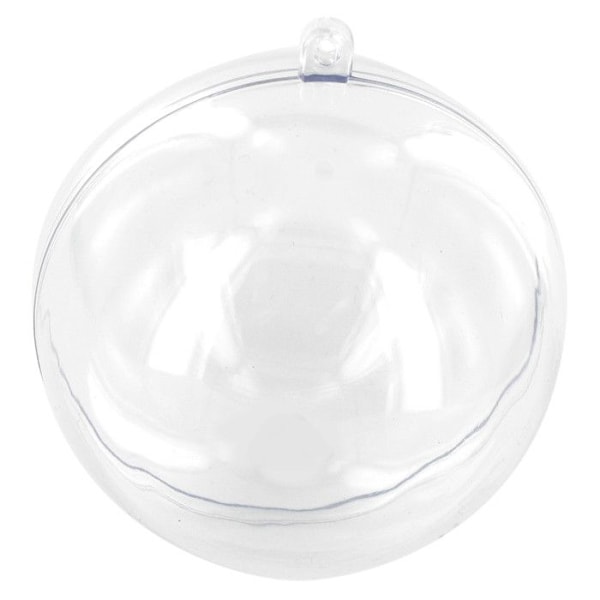 Klar plastkula 10 cm