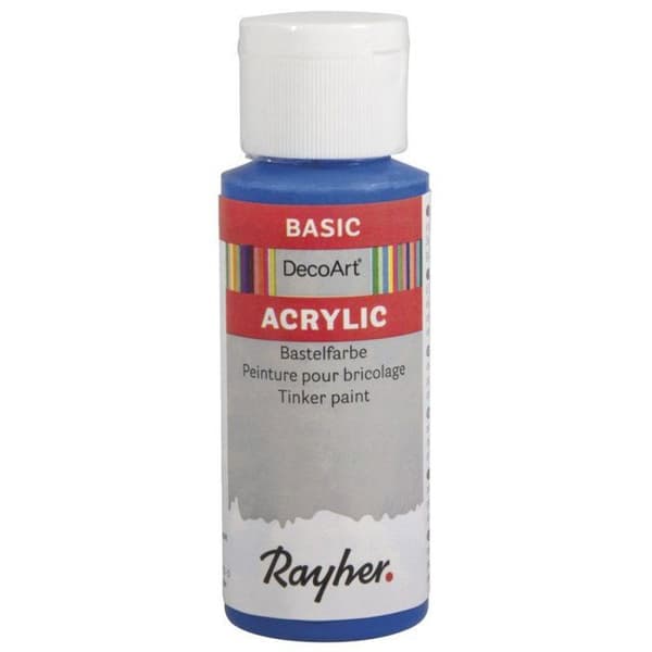 Akrylfärg, flaska 59 ml, kungslila kungsblå