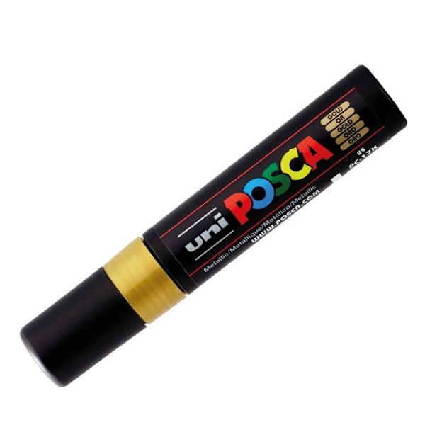 Posca Marker Guld PC17 Extra Stor Fyrkantig Spets Guld